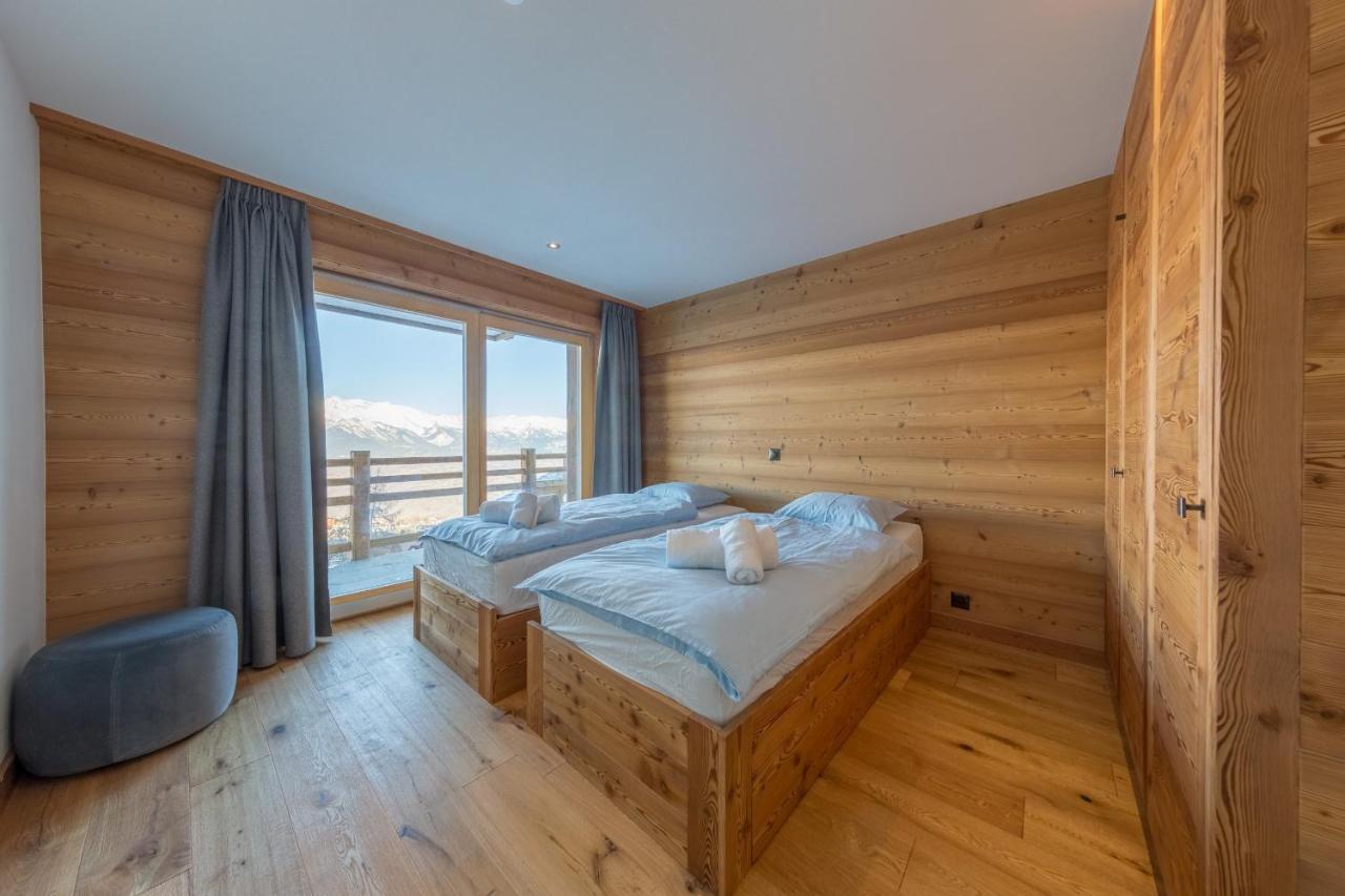 Oak Tree Chalet - on the ski slope - luxury! Nendaz Eksteriør bilde