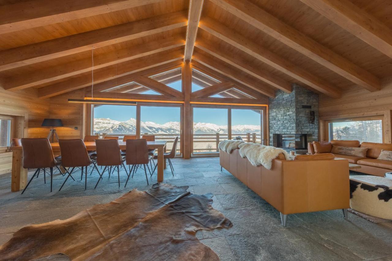 Oak Tree Chalet - on the ski slope - luxury! Nendaz Eksteriør bilde